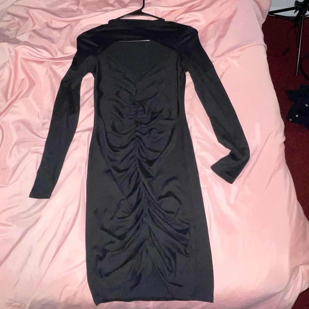 Black Long sleeve maxi dress